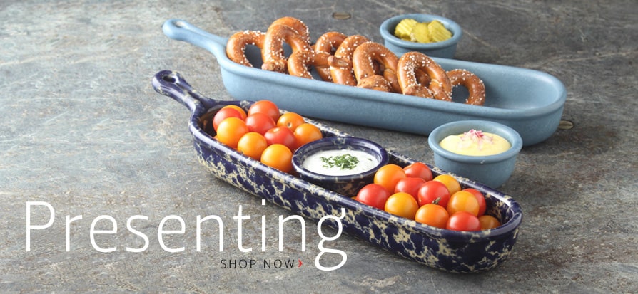 Handmade Stoneware Presentation Dishes