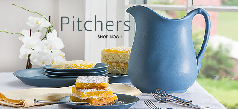 Stoneware Serving Pitchers