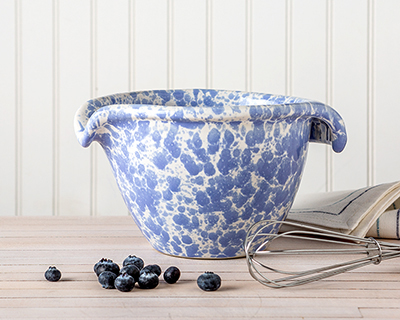 Morning Glory Blue batter bowl