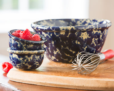 Blue Agate Bowls 