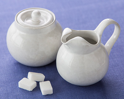 Sugar Bowl and Creamer