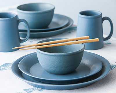 Classic Dinnerware 4-Piece Set Element Blue