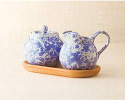 Sugar & Cream& Vermont Maple Tray Set