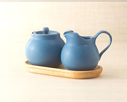 Sugar & Cream& Vermont Maple Tray Set