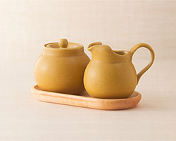 Sugar & Cream& Vermont Maple Tray Set