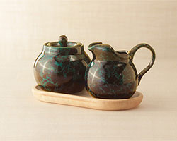 Sugar & Cream& Vermont Maple Tray Set