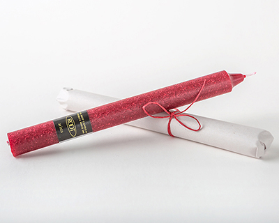 Tall Red Taper Candle