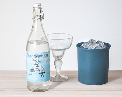Glass Water Bottle